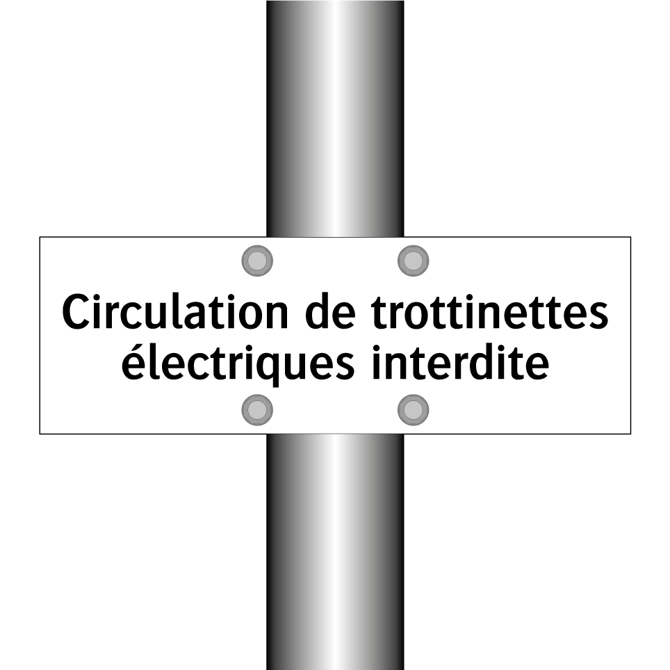 Circulation de trottinettes électriques interdite