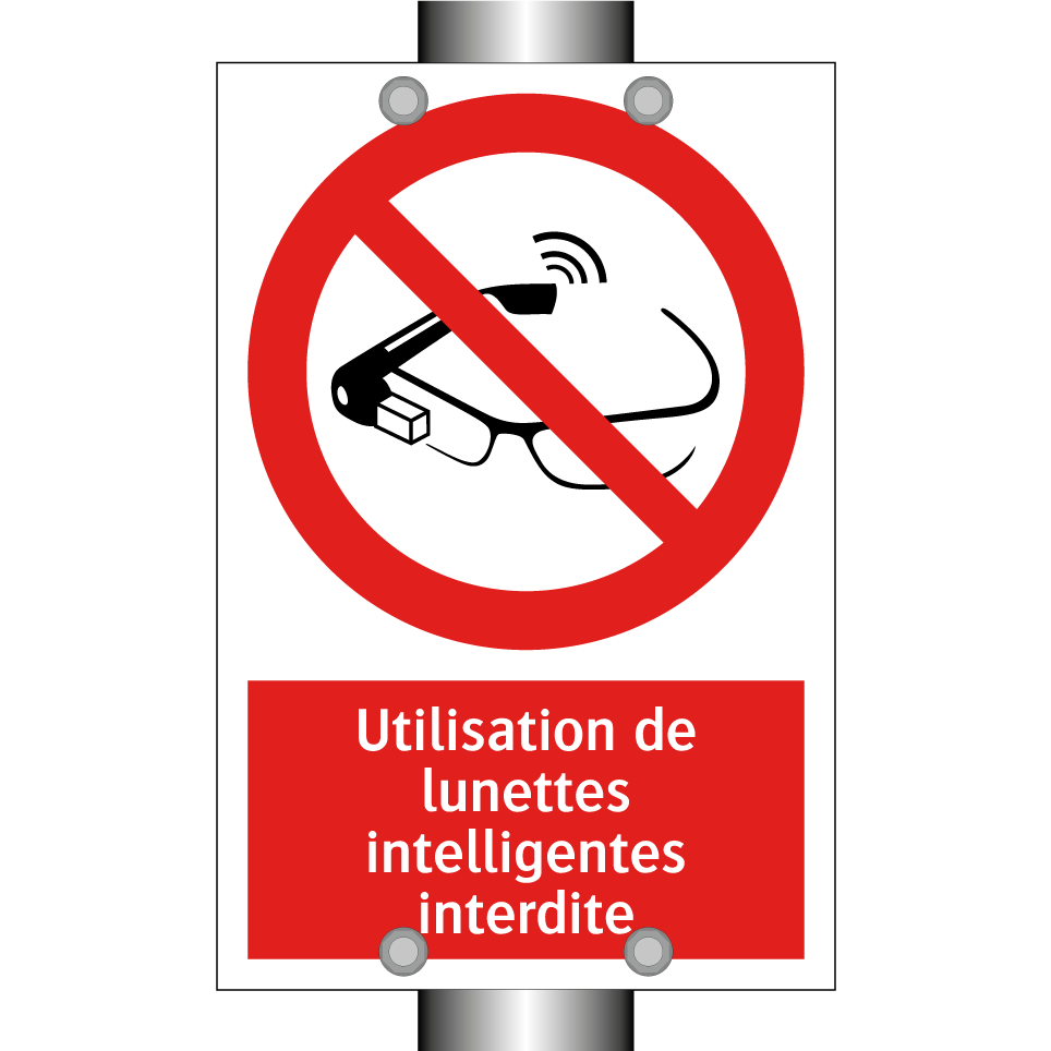 Utilisation de lunettes intelligentes interdite