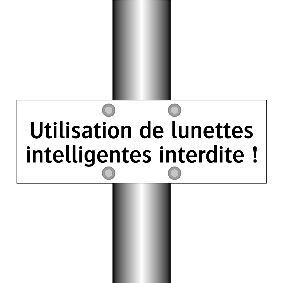 Utilisation de lunettes intelligentes interdite !