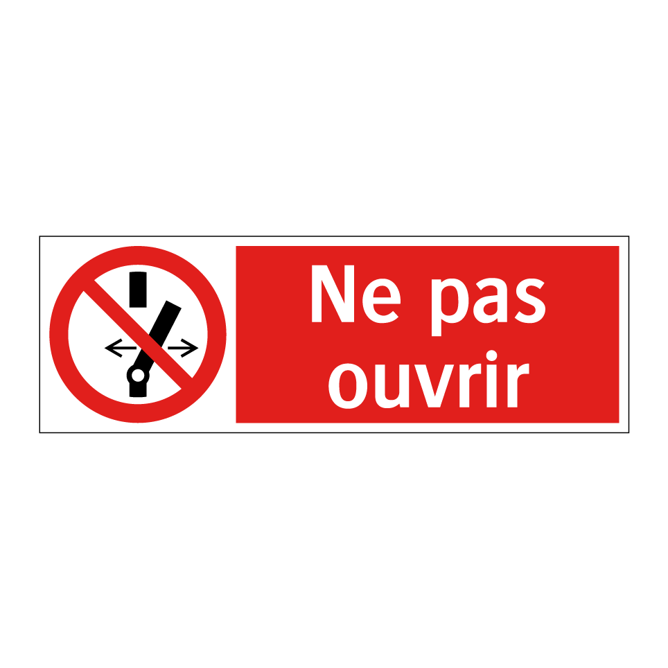 Ne pas ouvrir