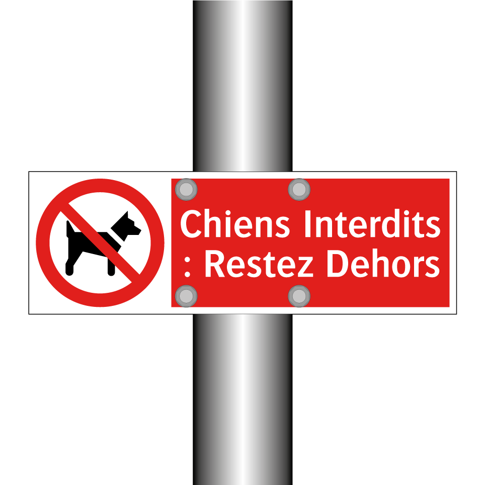 Chiens Interdits : Restez Dehors