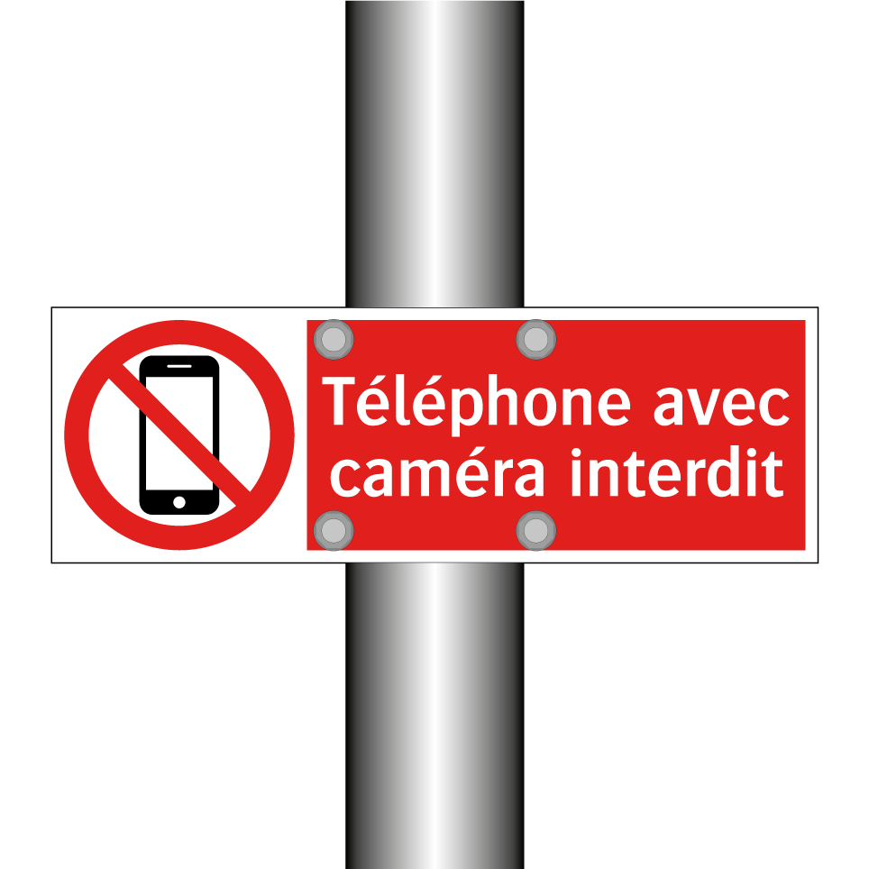 Téléphone avec caméra interdit