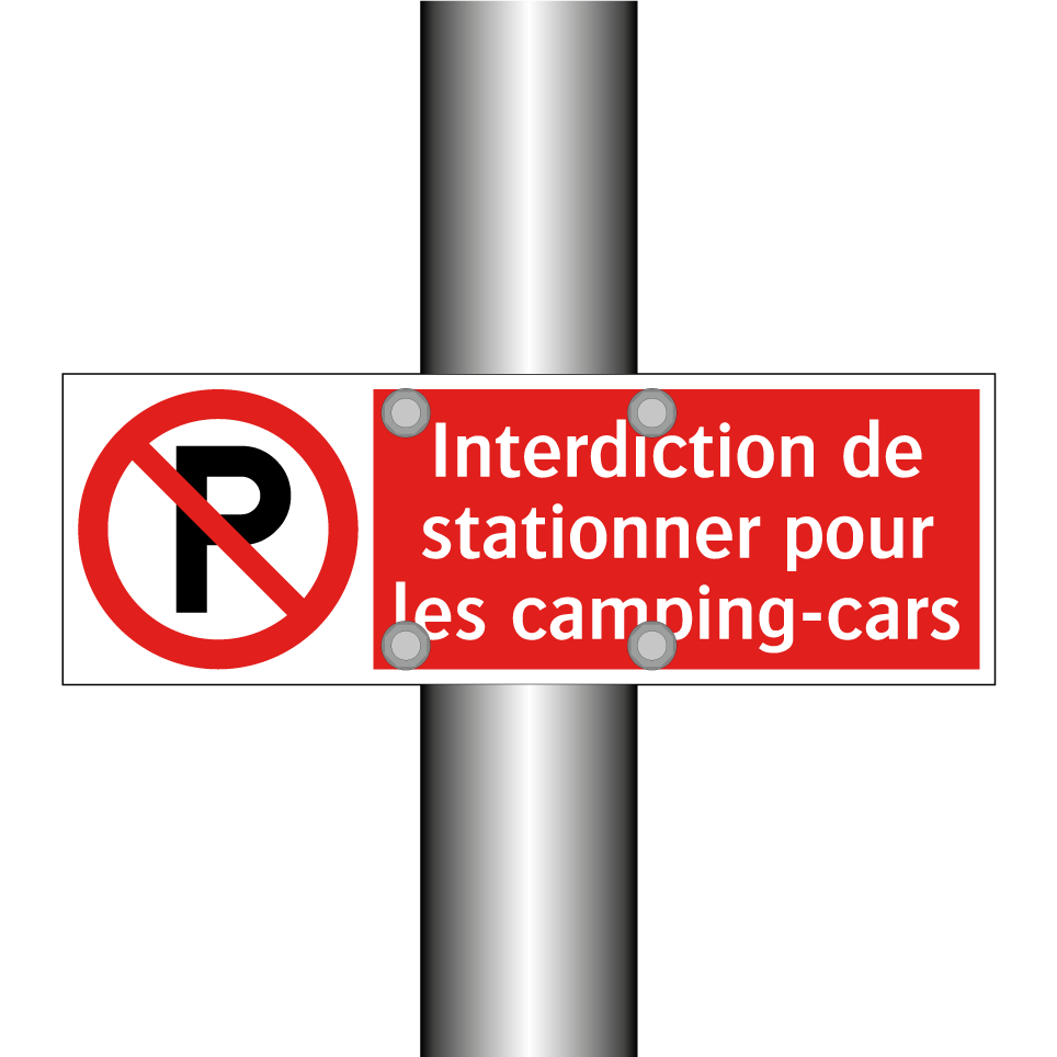 Interdiction de stationner pour les camping-cars