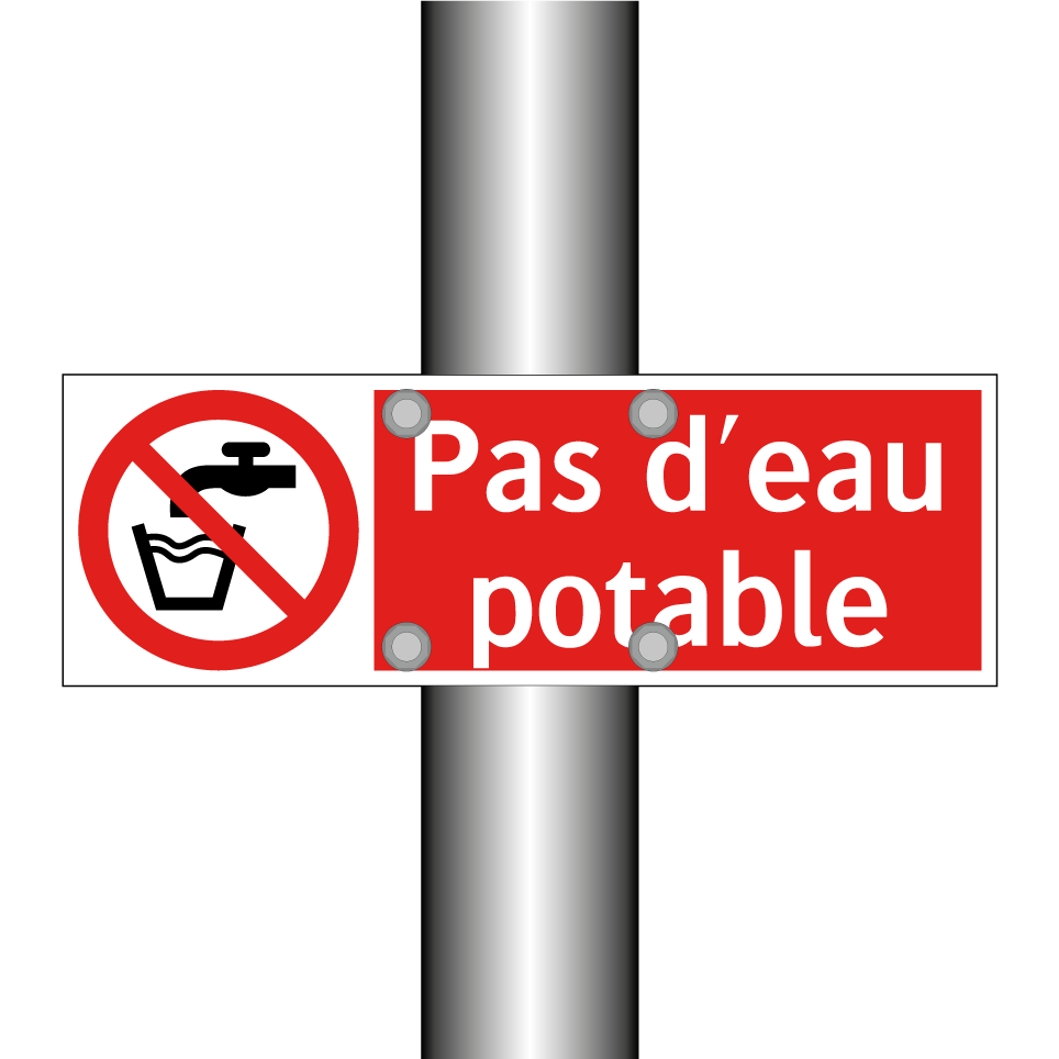 Pas d'eau potable