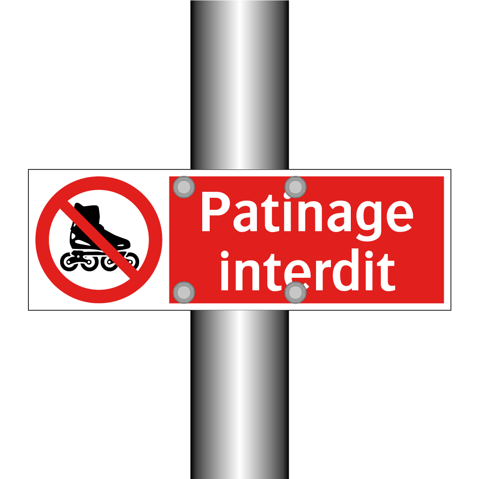Patinage interdit