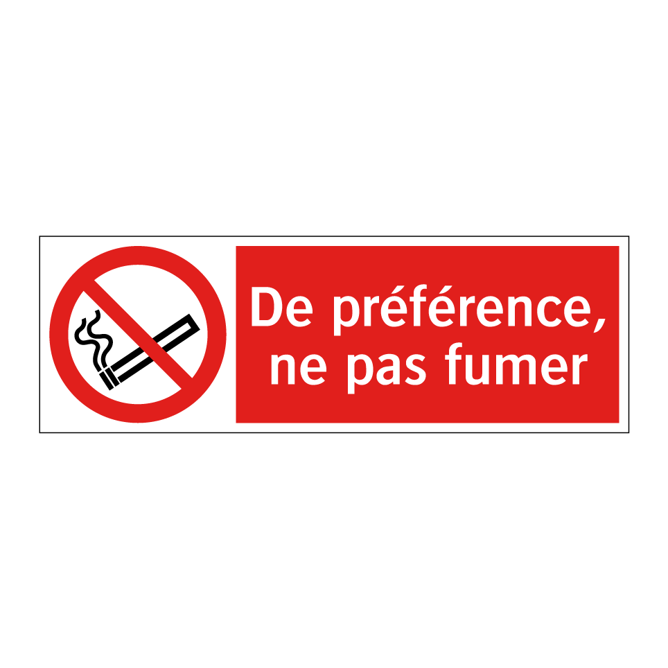 De préférence, ne pas fumer