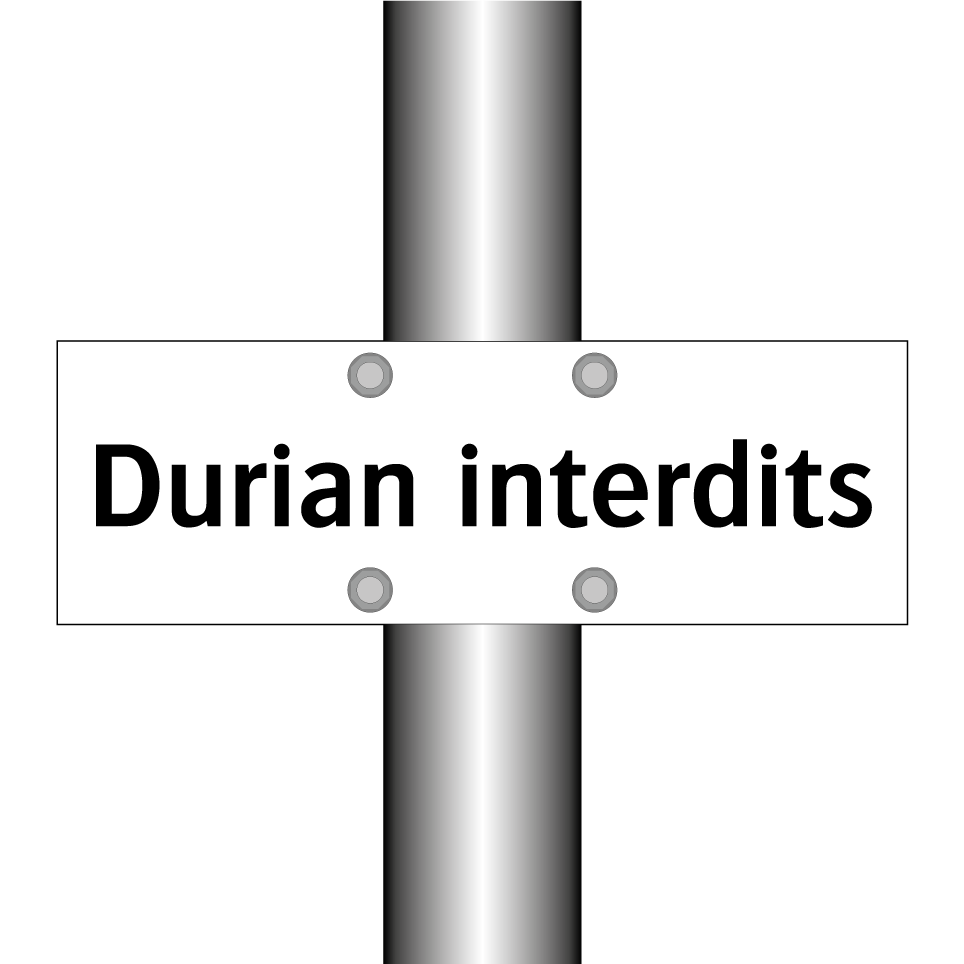 Durian interdits