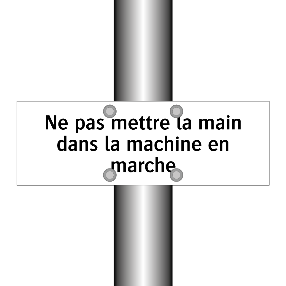 Ne pas mettre la main dans la machine en marche