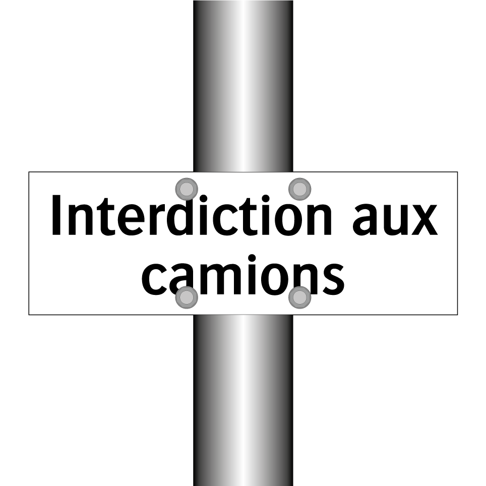 Interdiction aux camions