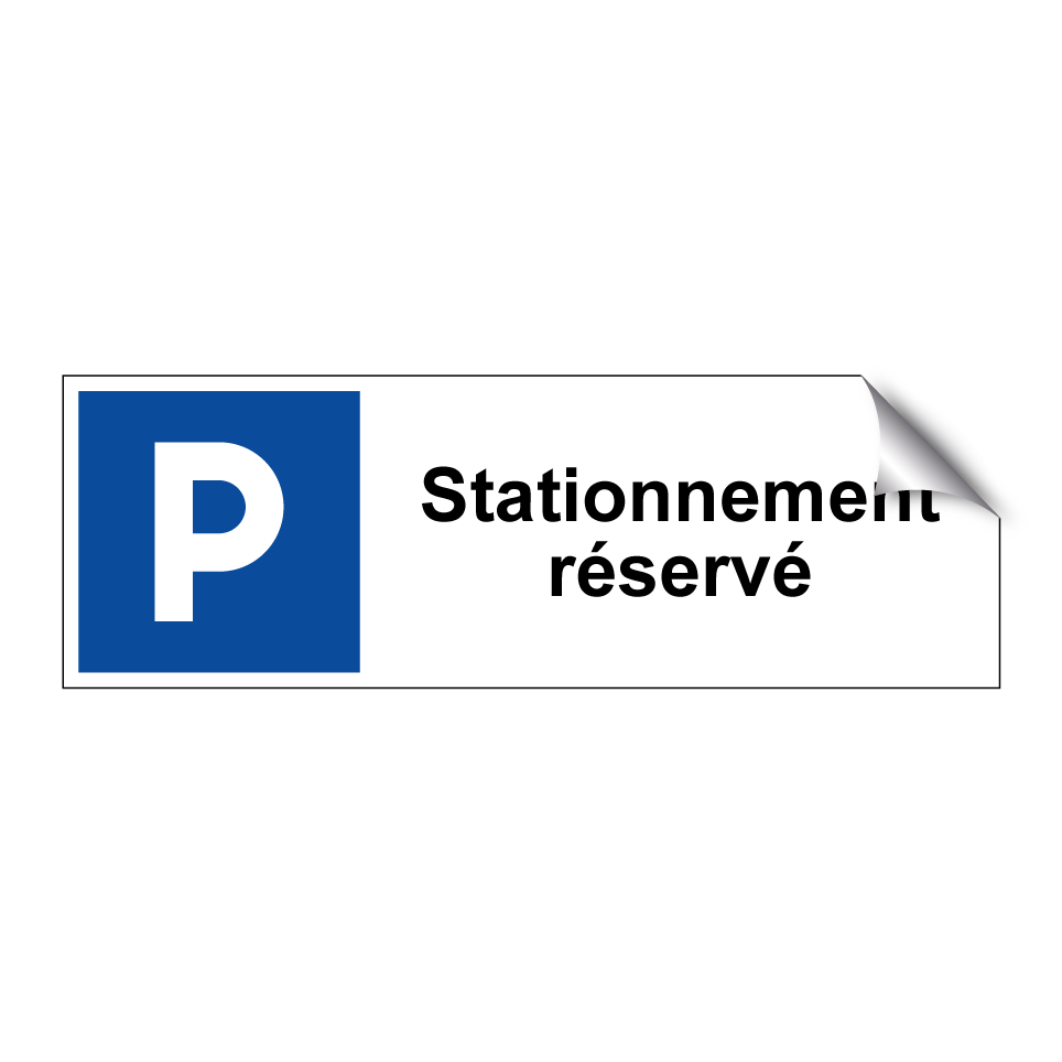 Stationnement réservé