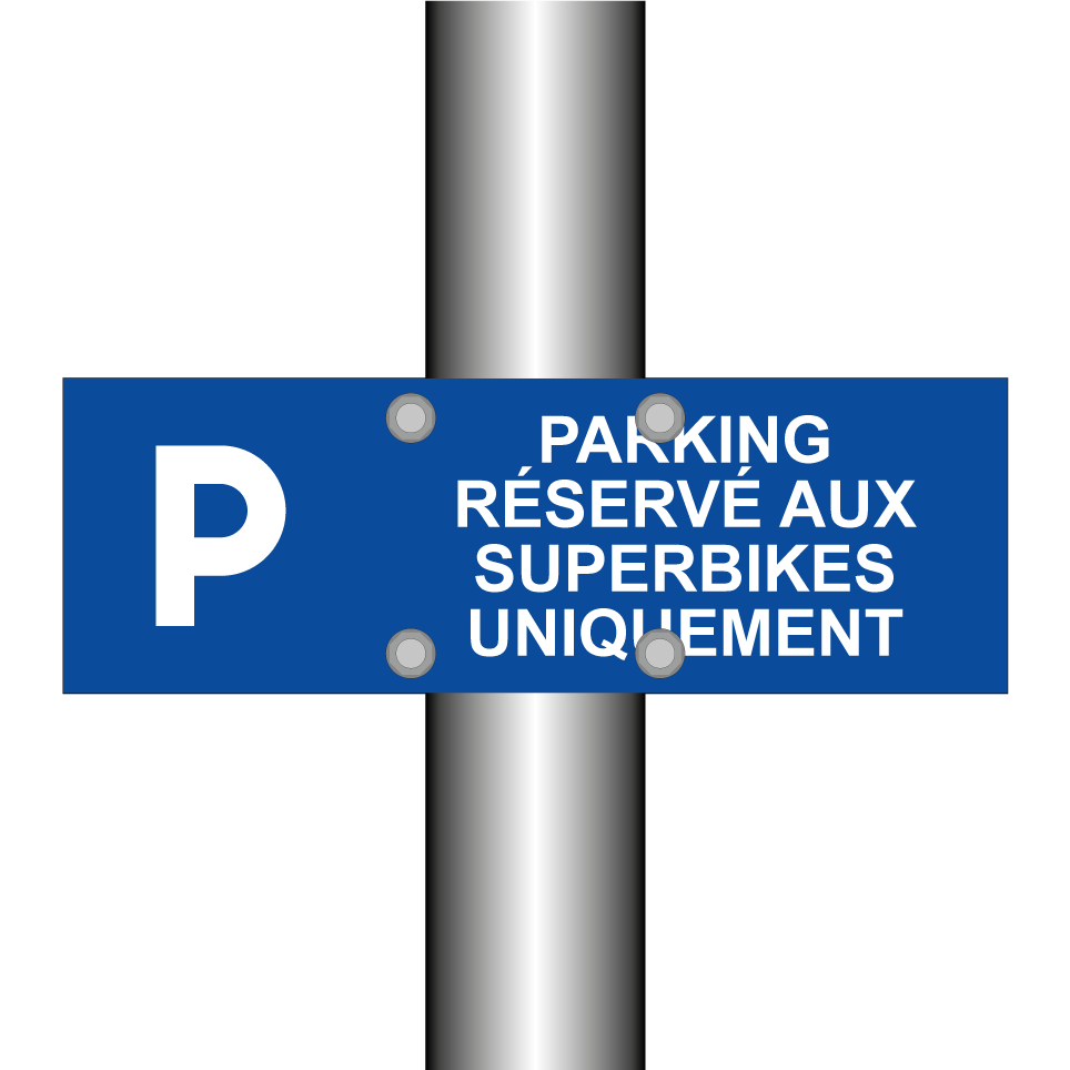 Parking réservé aux superbikes uniquement
