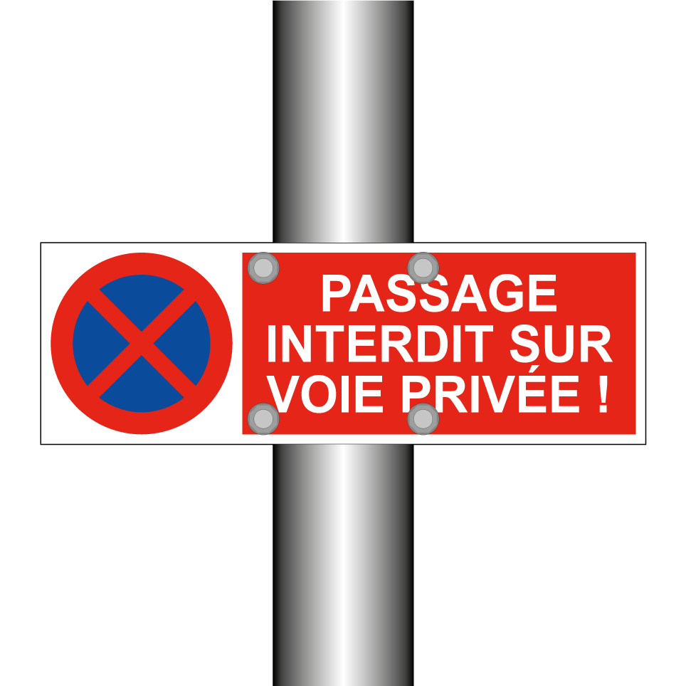 Passage interdit sur voie privée !