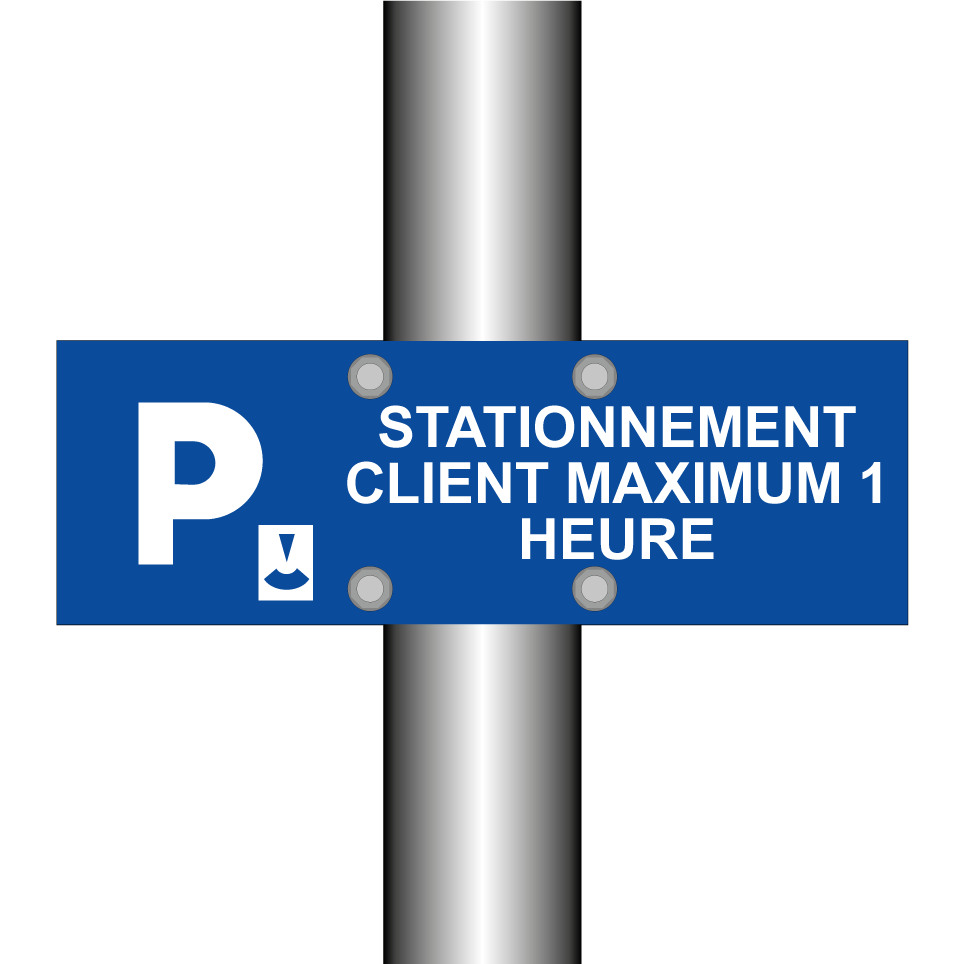 Stationnement client maximum 1 heure