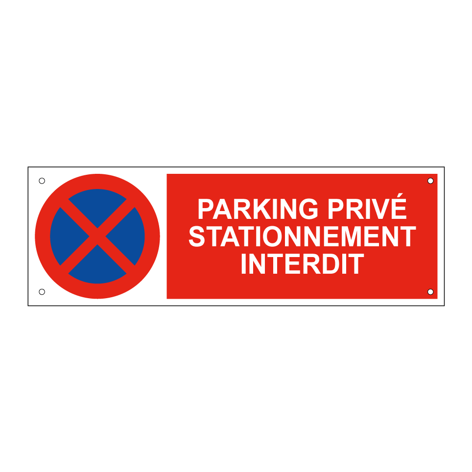 Parking privé stationnement interdit