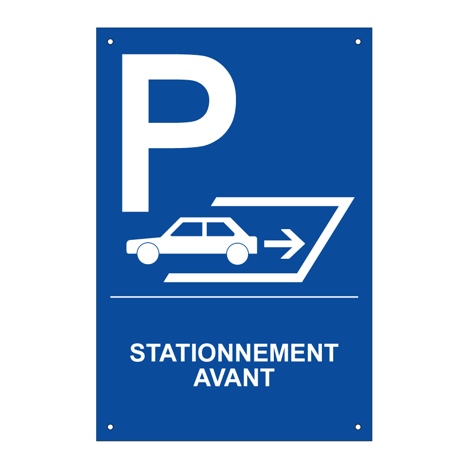 Stationnement avant
