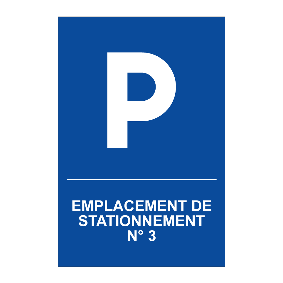Emplacement de stationnement n° 3