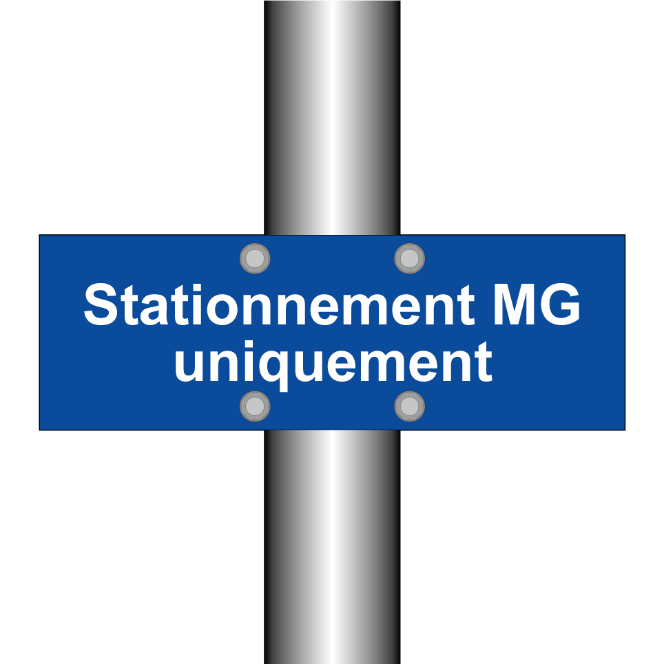 Stationnement MG uniquement