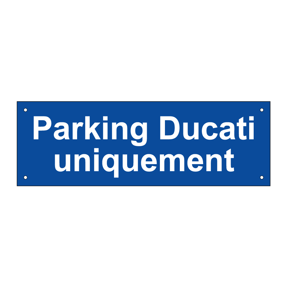 Parking Ducati uniquement