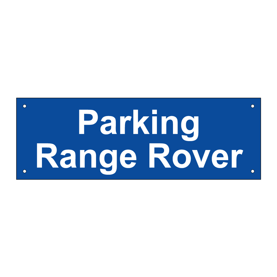 Parking Range Rover