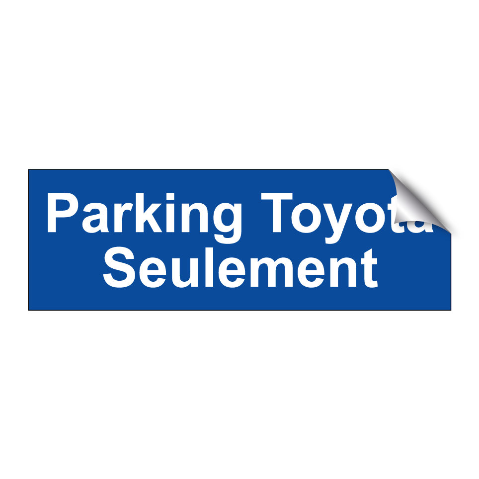 Parking Toyota Seulement