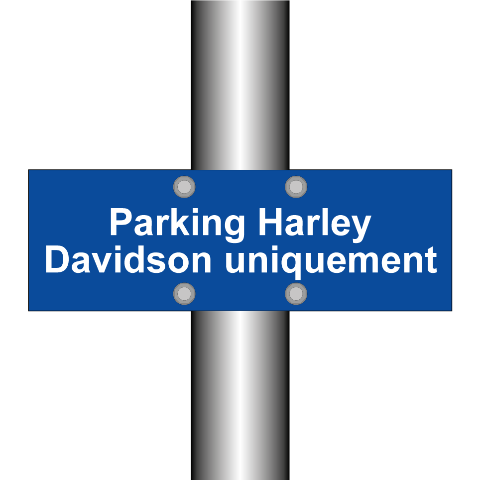 Parking Harley Davidson uniquement