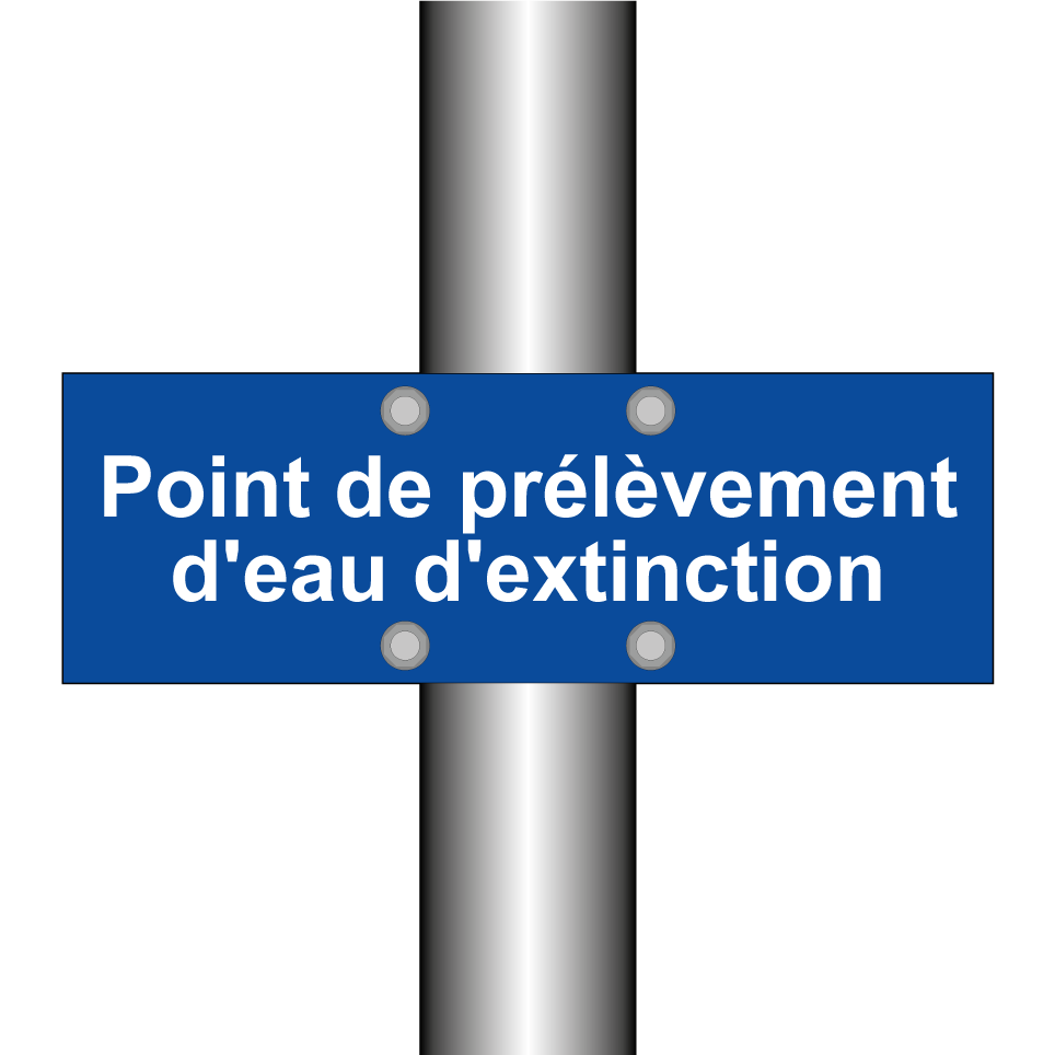Point de prélèvement d'eau d'extinction