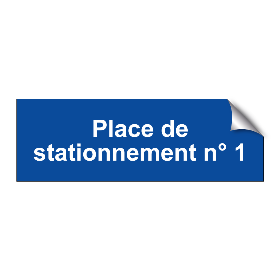 Place de stationnement n° 1