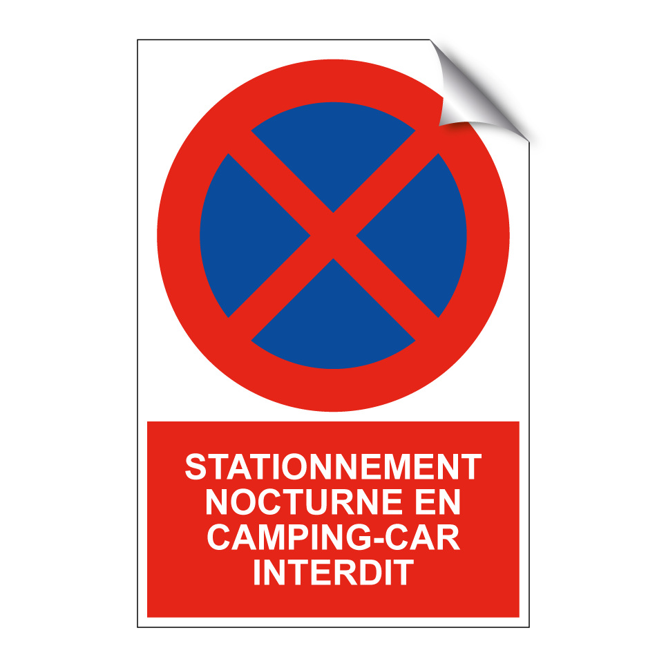 Stationnement nocturne en camping-car interdit