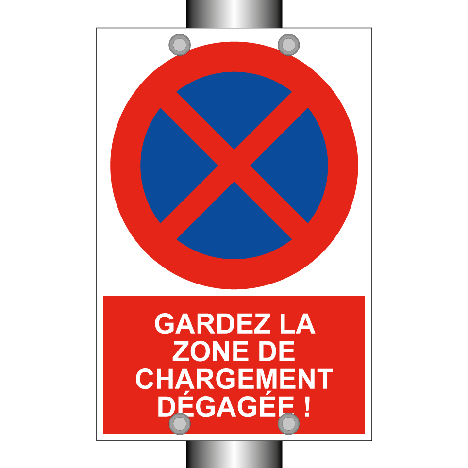 Gardez la zone de chargement dégagée !
