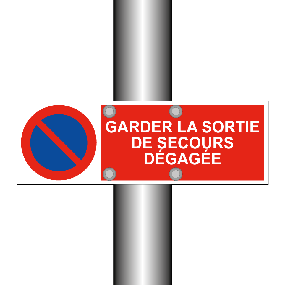Garder la sortie de secours dégagée