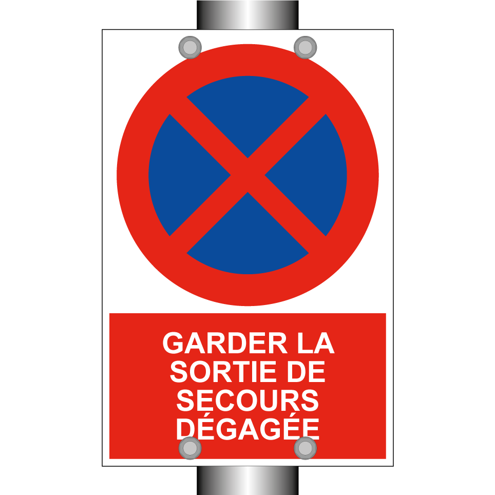 Garder la sortie de secours dégagée
