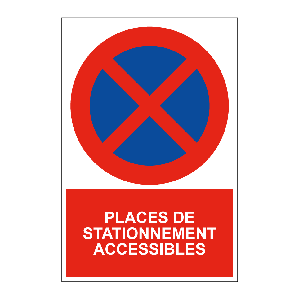 Places de stationnement accessibles