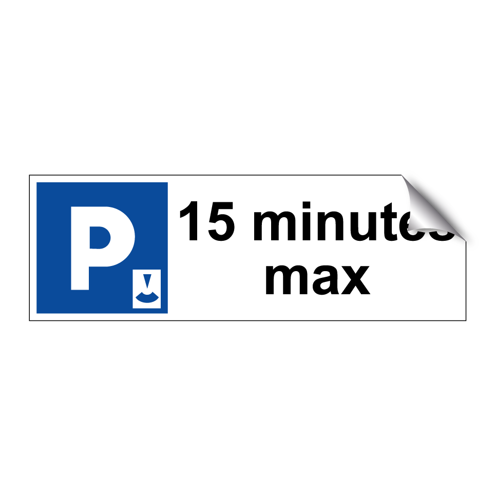 15 minutes max