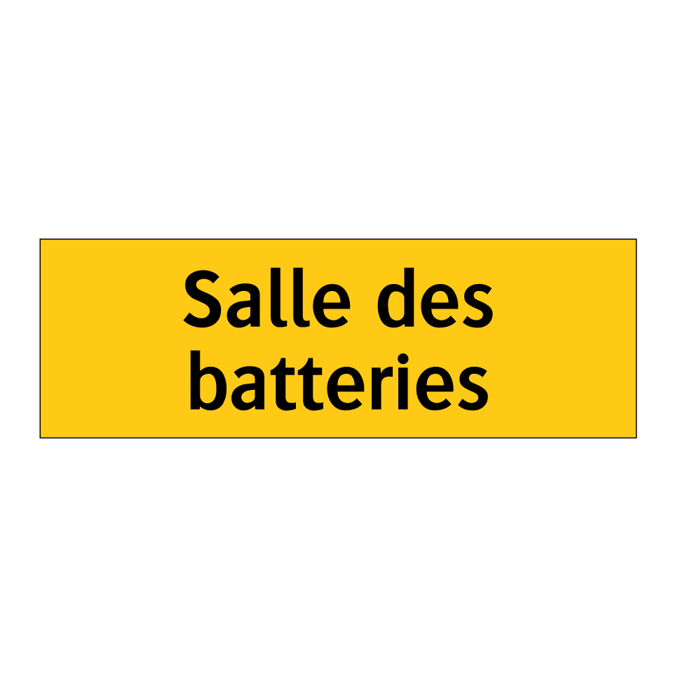 Salle des batteries