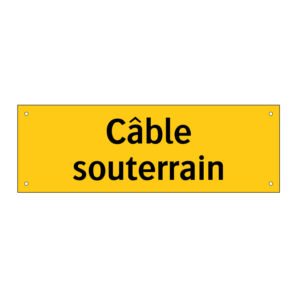 Câble souterrain