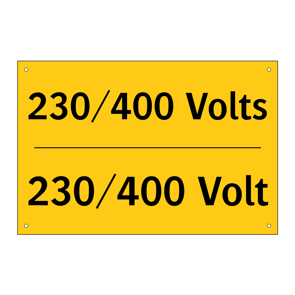 230/400 Volts - 230/400 Volt