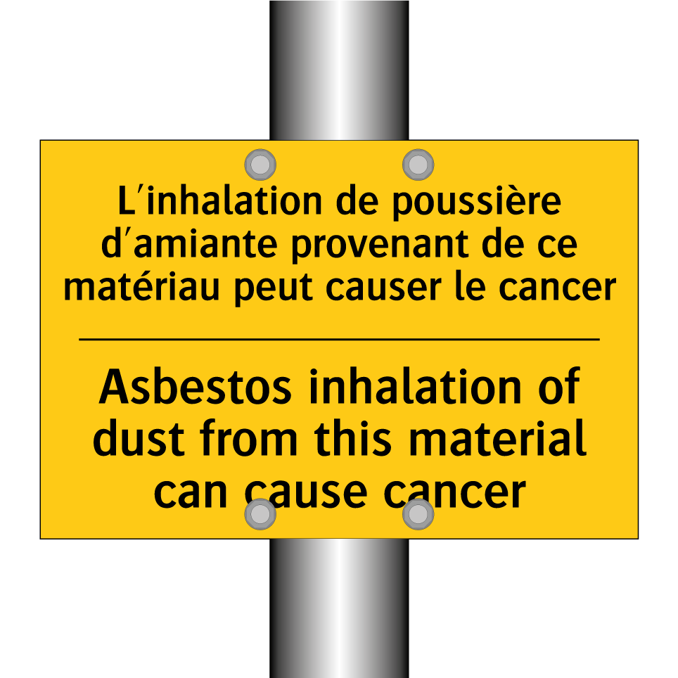 L'inhalation de poussière d'amiante /.../ - Asbestos inhalation of dust from /.../