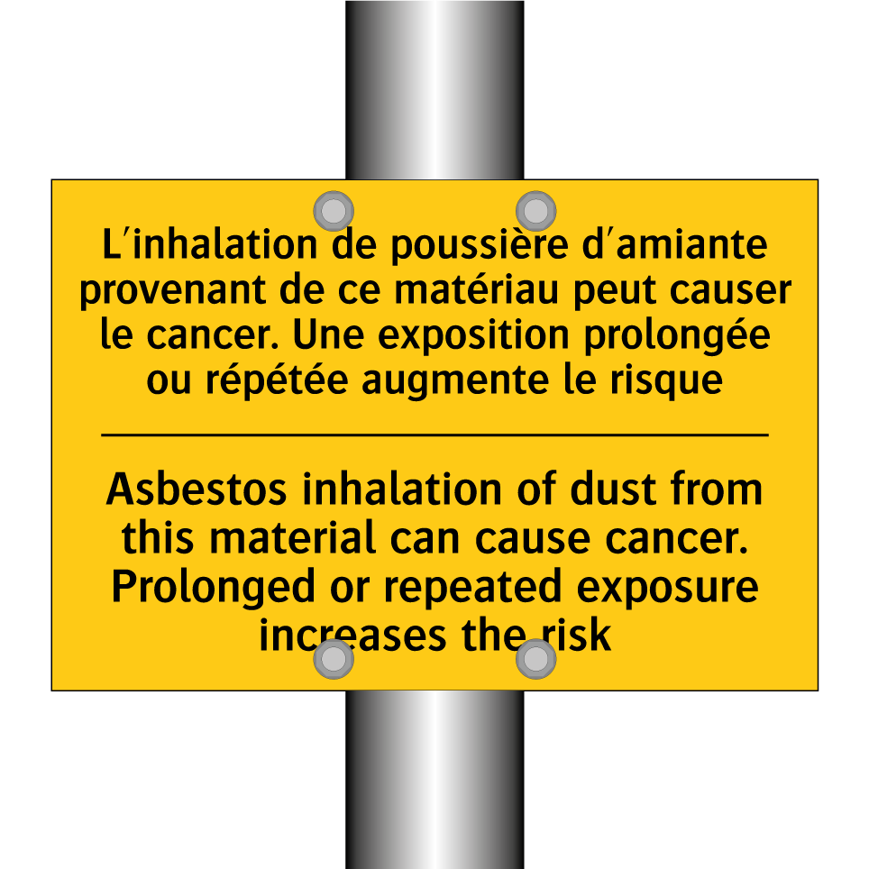L'inhalation de poussière d'amiante /.../ - Asbestos inhalation of dust from /.../