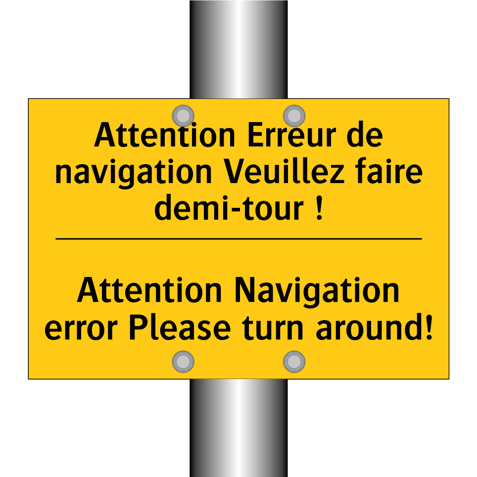 Attention Erreur de navigation /.../ - Attention Navigation error Please /.../