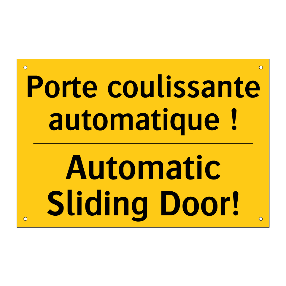 Porte coulissante automatique /.../ - Automatic Sliding Door!