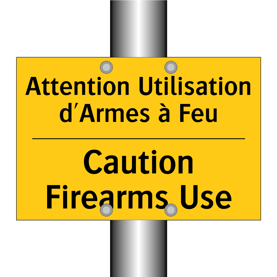 Attention Utilisation d'Armes /.../ - Caution Firearms Use