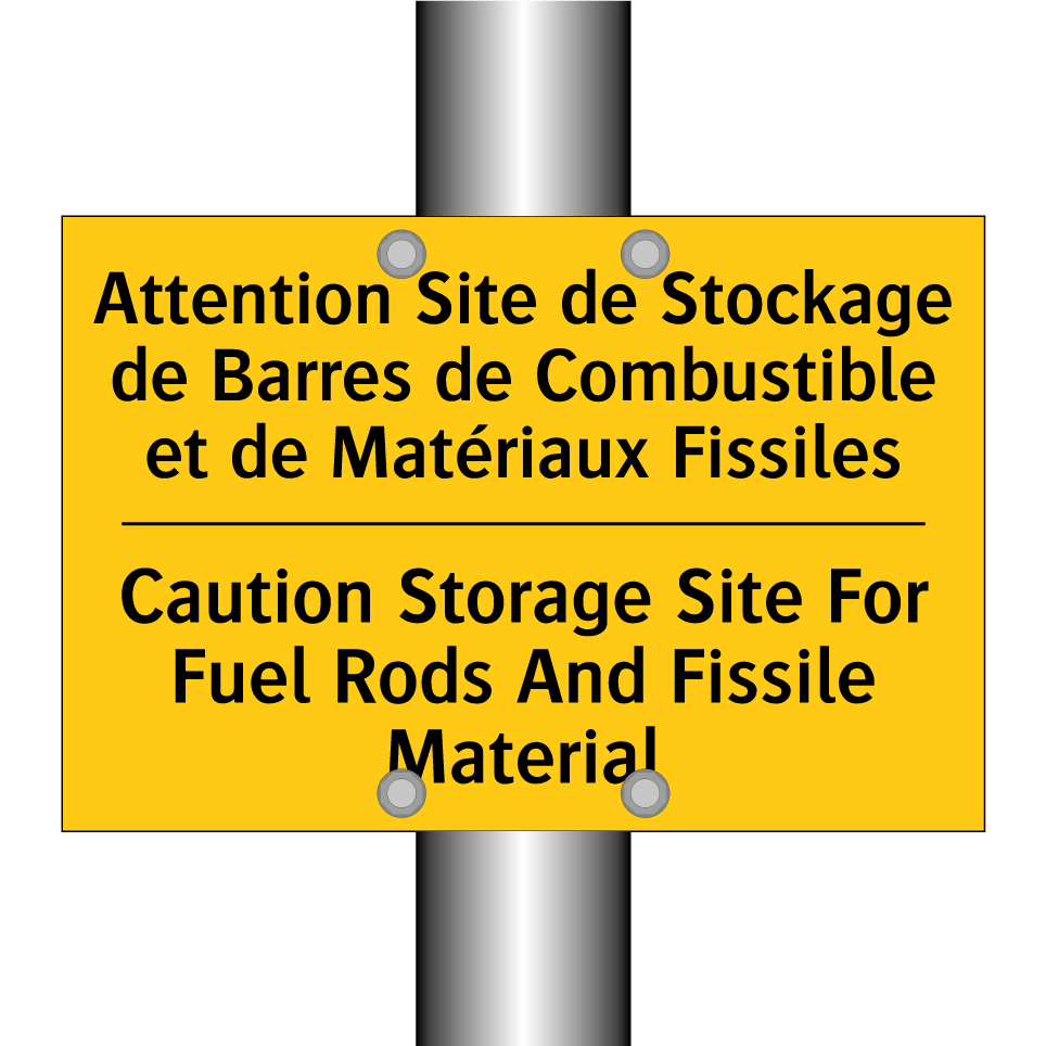 Attention Site de Stockage de /.../ - Caution Storage Site For Fuel /.../