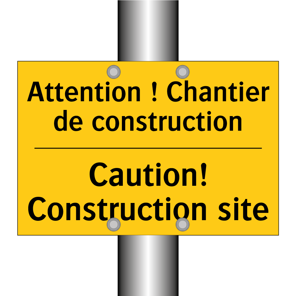 Attention ! Chantier de construction /.../ - Caution! Construction site