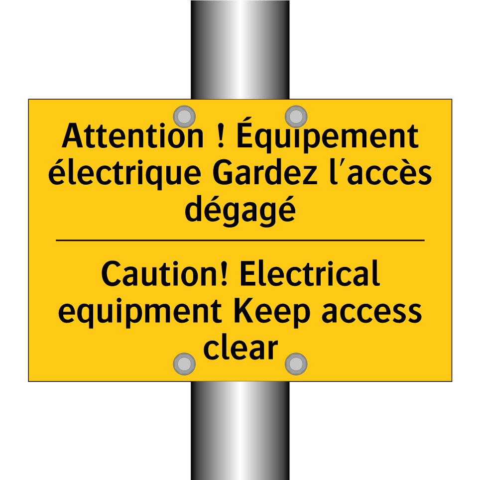 Attention ! Équipement électrique /.../ - Caution! Electrical equipment /.../