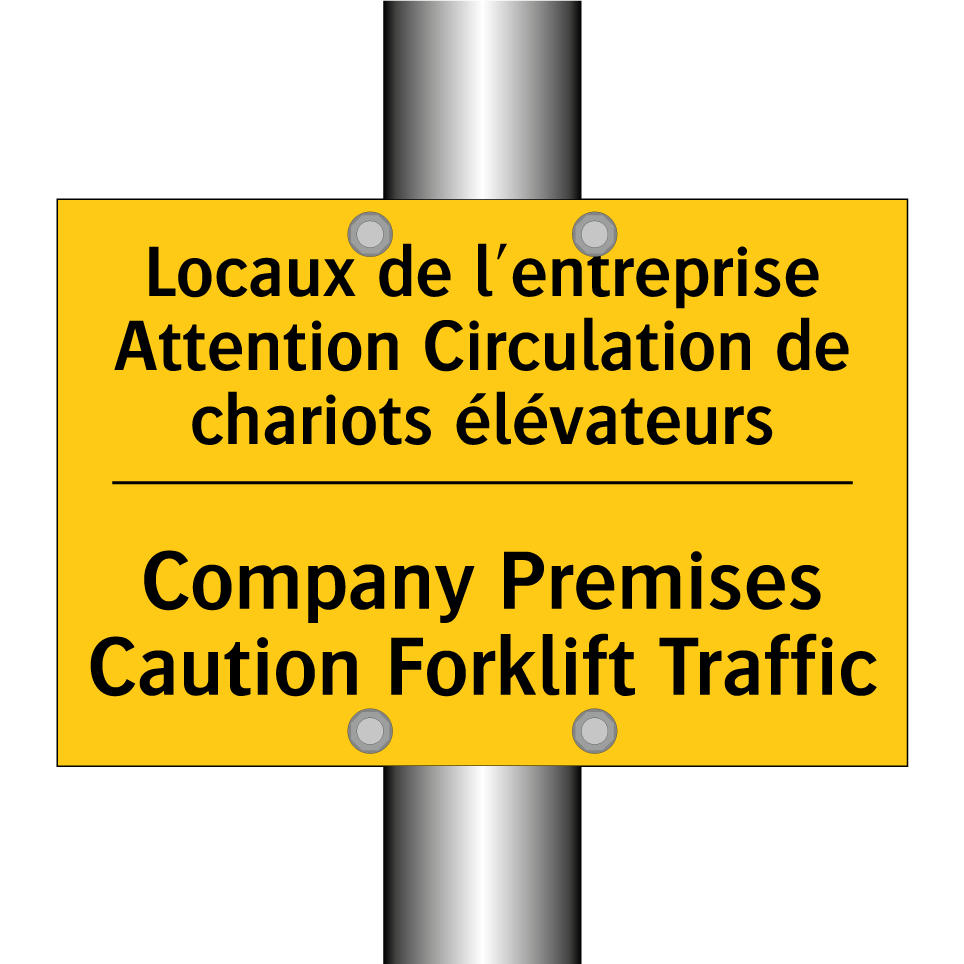 Locaux de l'entreprise Attention /.../ - Company Premises Caution Forklift /.../