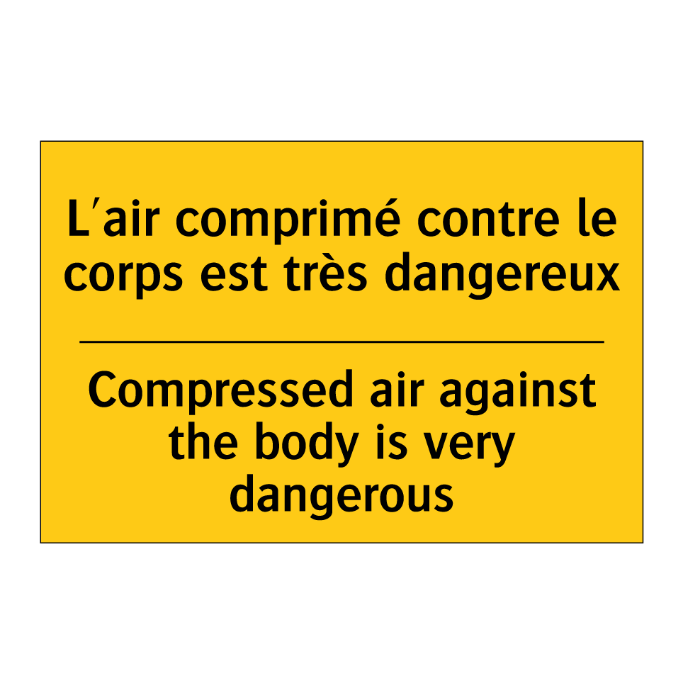 L'air comprimé contre le corps /.../ - Compressed air against the body /.../