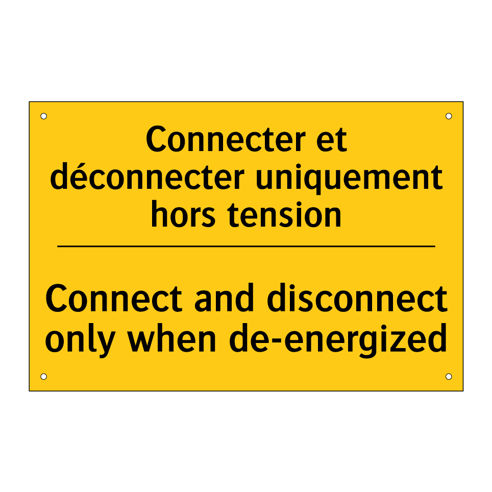 Connecter et déconnecter uniquement /.../ - Connect and disconnect only when /.../