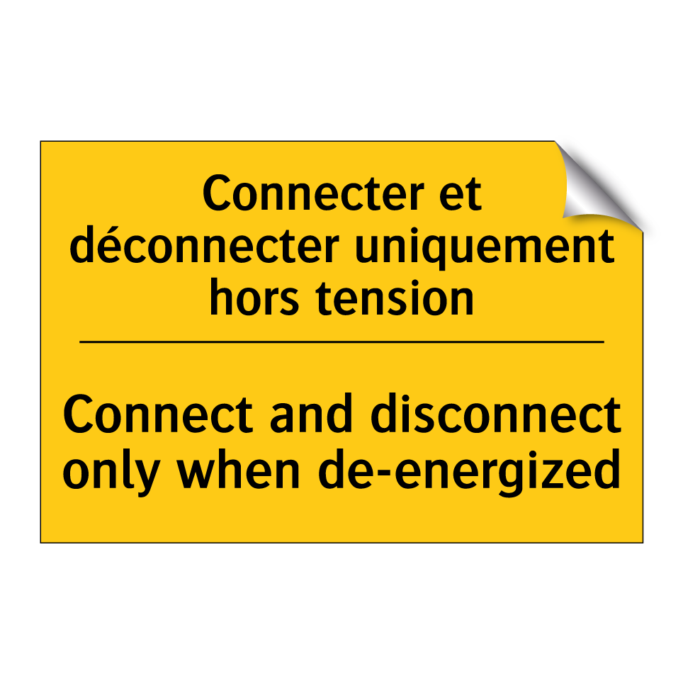 Connecter et déconnecter uniquement /.../ - Connect and disconnect only when /.../