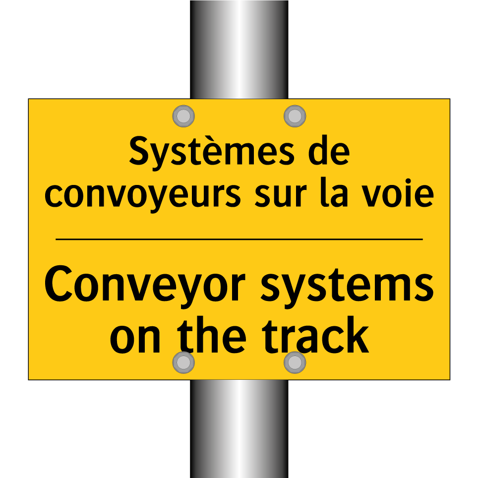 Systèmes de convoyeurs sur la /.../ - Conveyor systems on the track