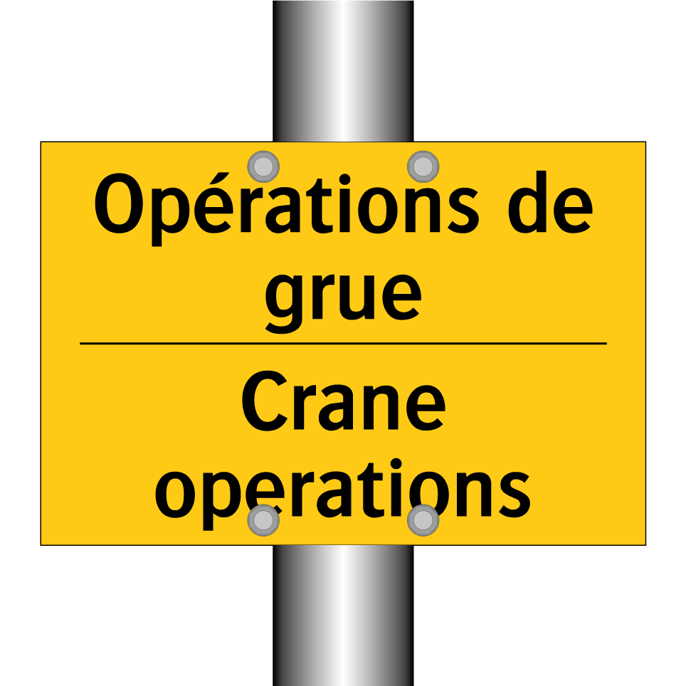 Opérations de grue - Crane operations